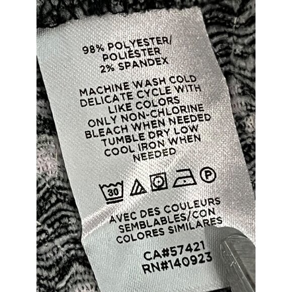 Loft Women's Blouse Size Large Black Long‎ Sleeve - Picture 6 of 6